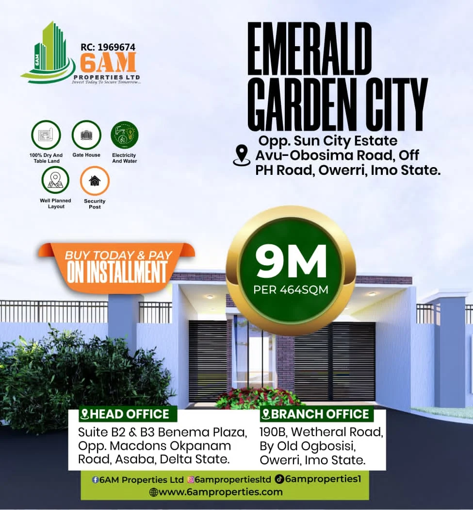 Own a plot of land at EMERALD GARDEN CITY – Residential Real Estate for Sale