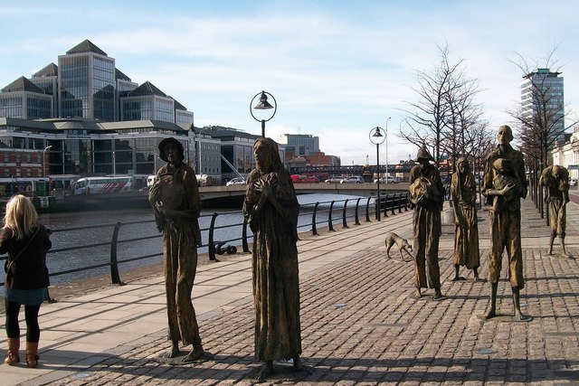 Famine Memorial Custom House Quay