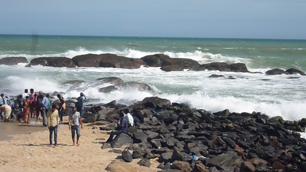 Kanyakumari Beach Triveni Sangam