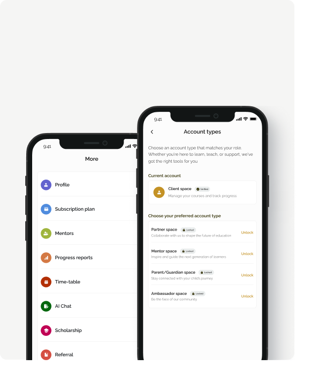 Genius Home app screens