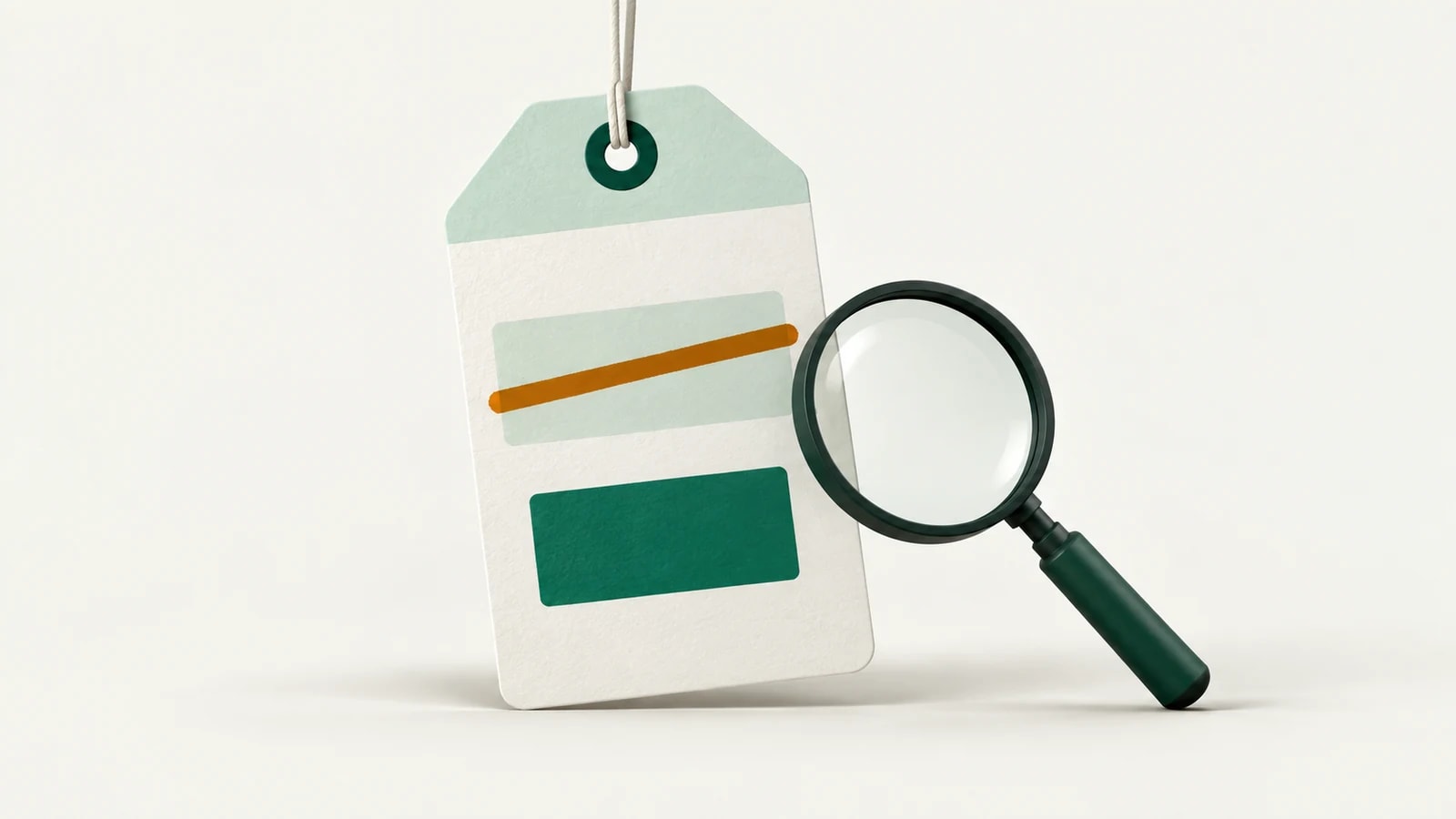 A price tag with a large crossed-out MRP next to a smaller real price