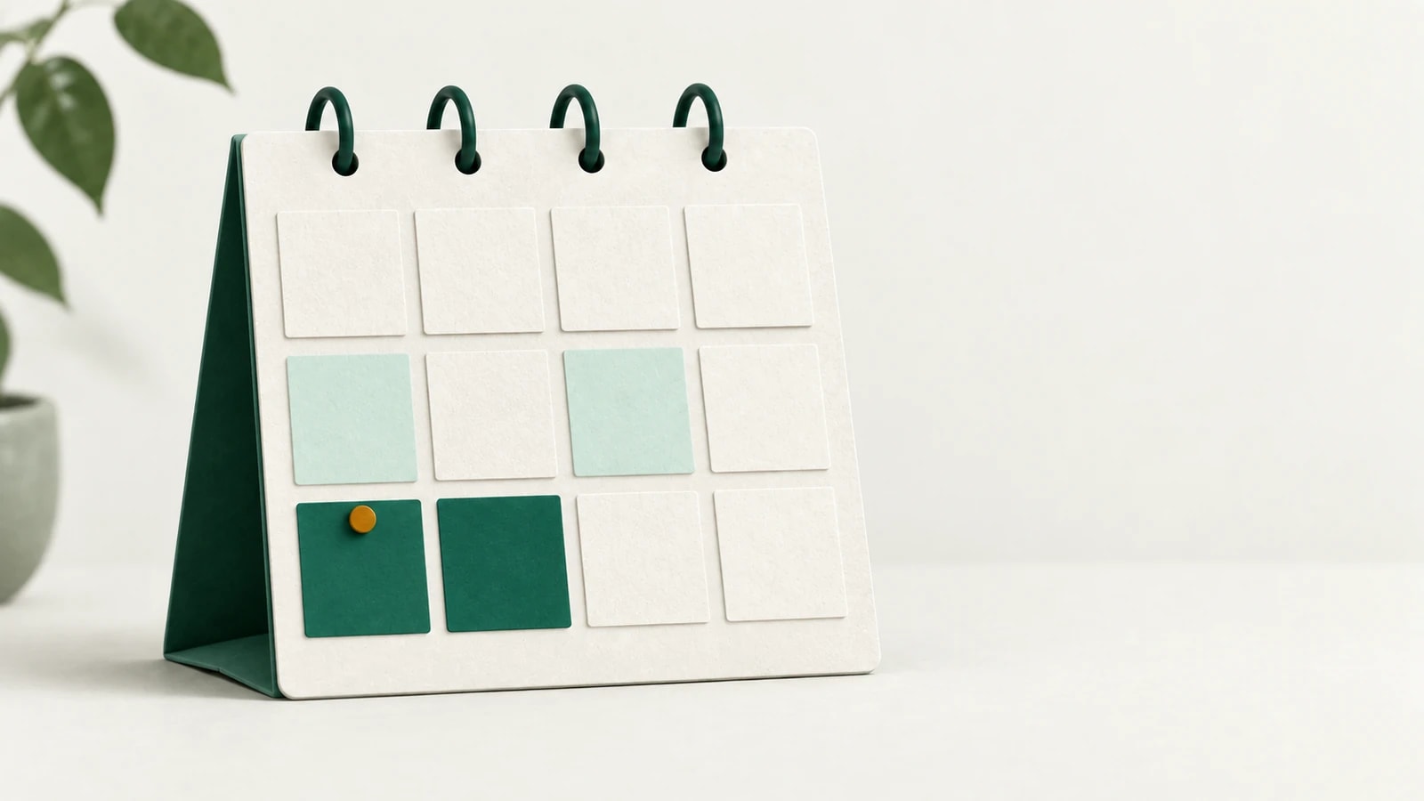 A calendar with September and October marked as the months with the most price drops