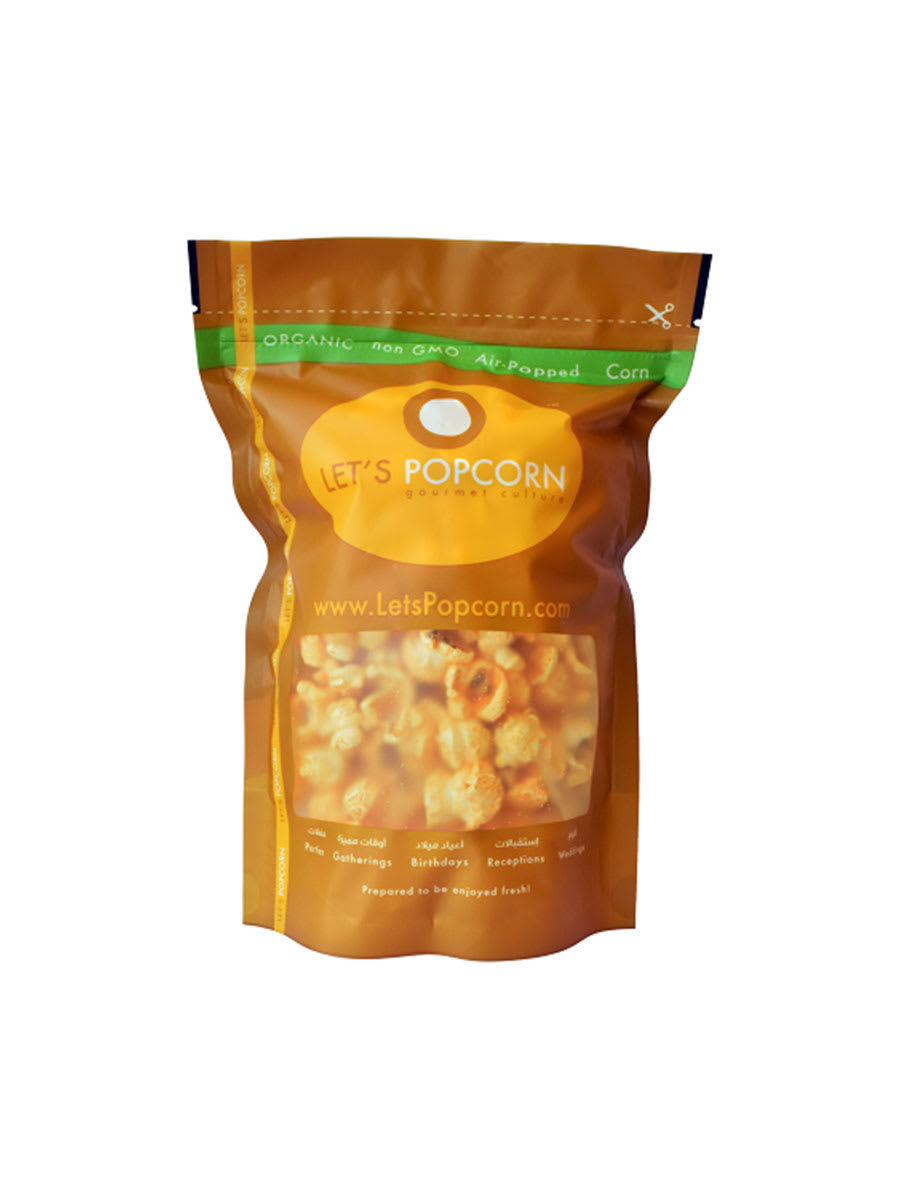 Large Popcorn Pouch White Almonds