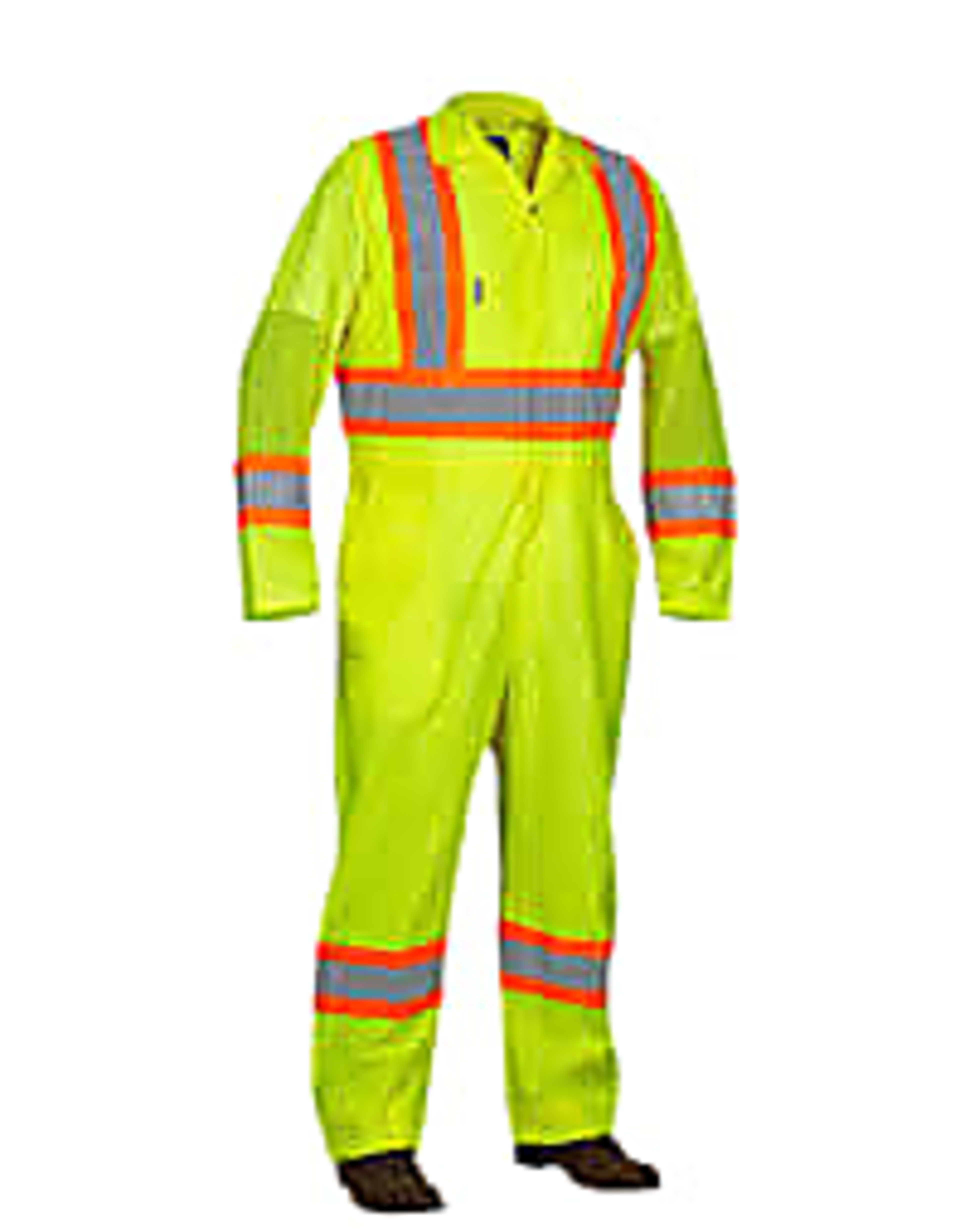 High Visibility Reflective Yellow Overall