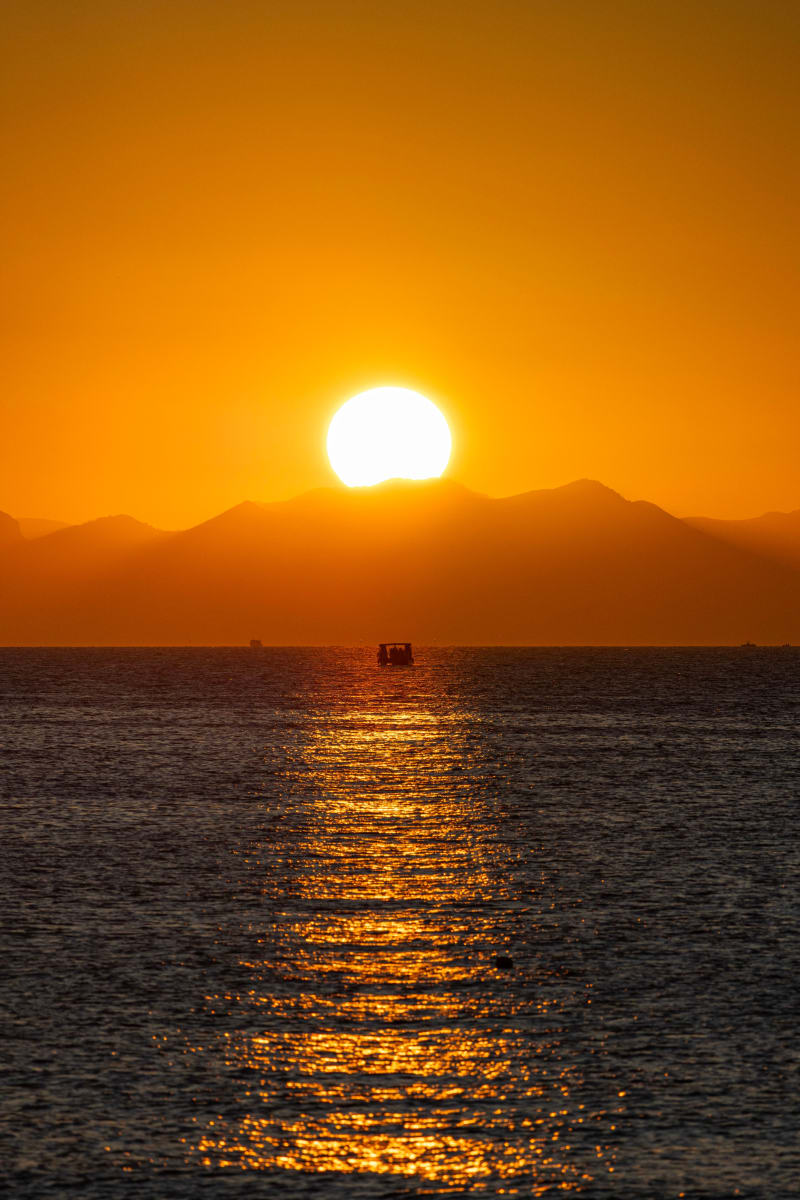 Tramonto tra i monti