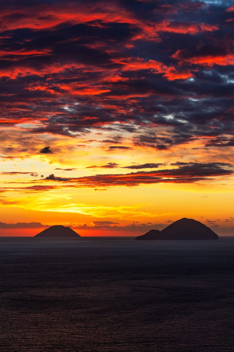 Tramonto in fiamme