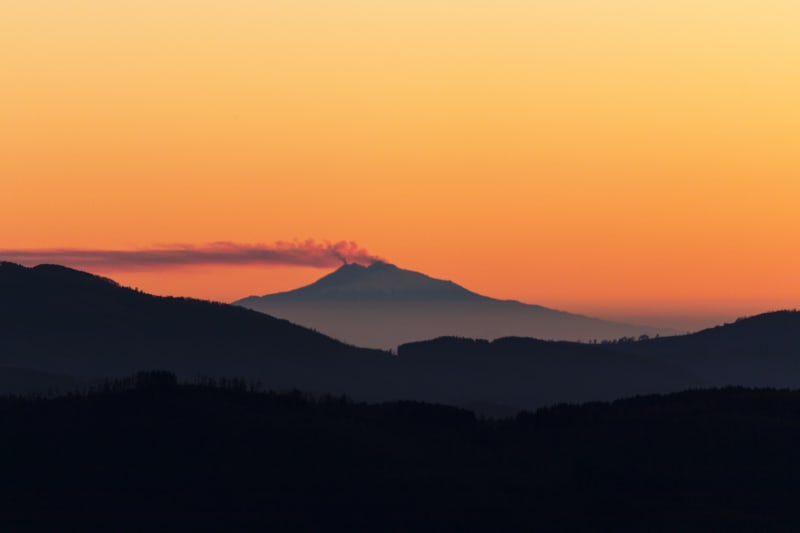Etna dalla Calabria