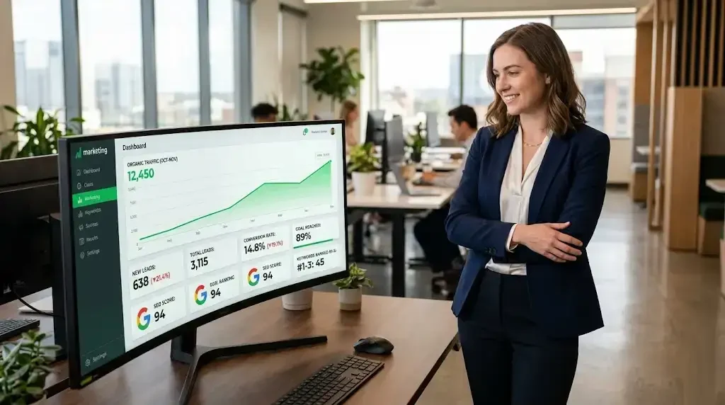 When the strategy clicks traffic up, leads flowing, rankings earned.