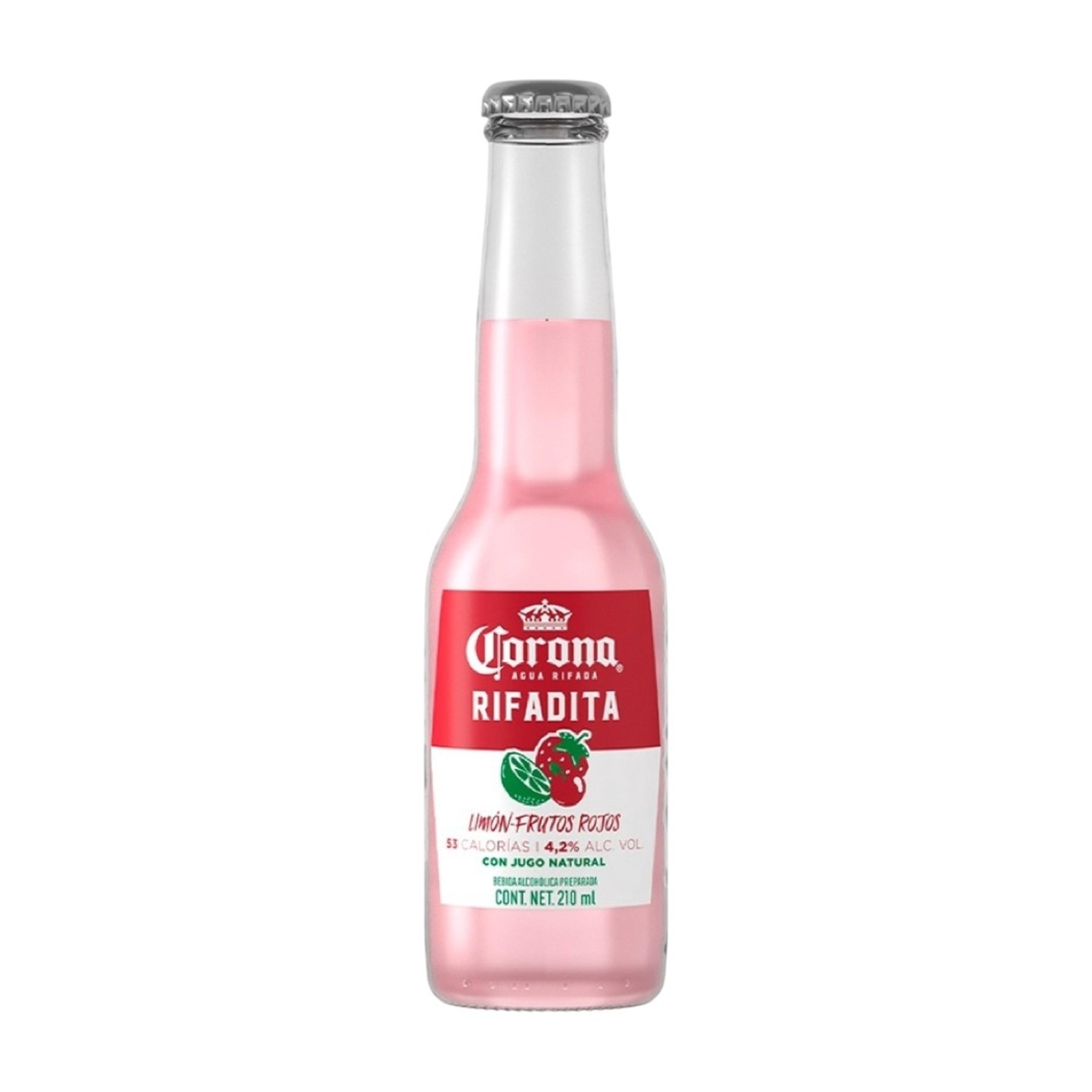 CORONA RIFADITA CORONA AGUA RIFADA FRUTOS ROJOS || Bodega Aurrera ...