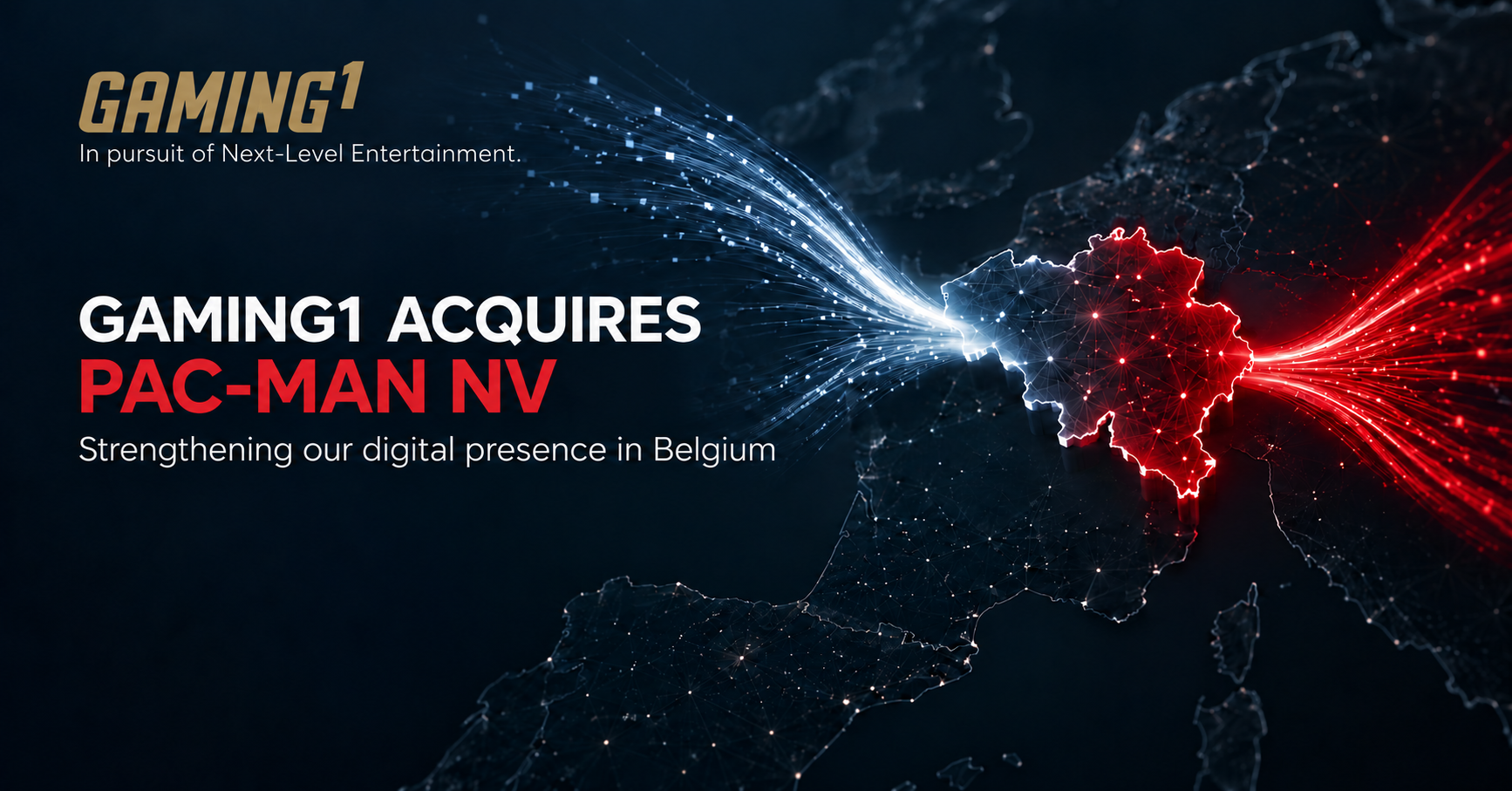 Gaming1 acquires Pac-Man NV and takes full control of Carousel in Belgium