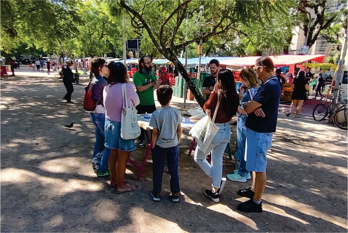 Atividade de Educação Urbanística nas Feiras da Redenção continua 