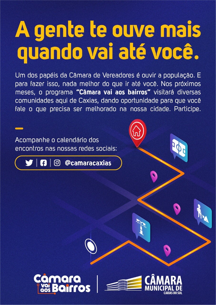 Card "A gente te ouve mais quando vai até você"