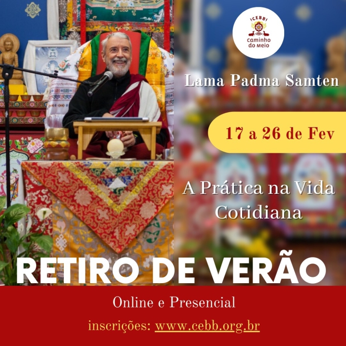 Retiro budista com Lama Samten
