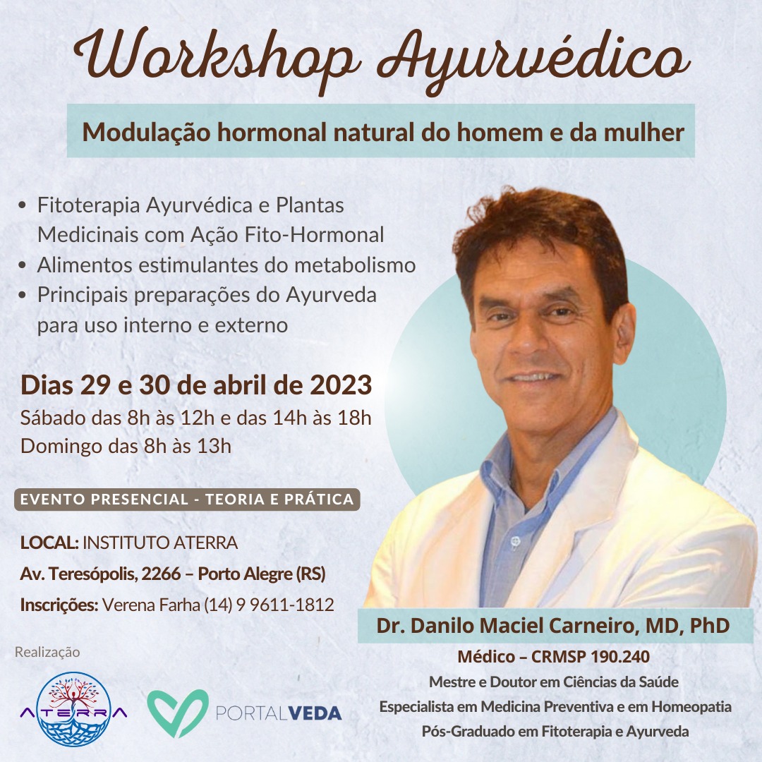 Curso Workshop Ayurvédico