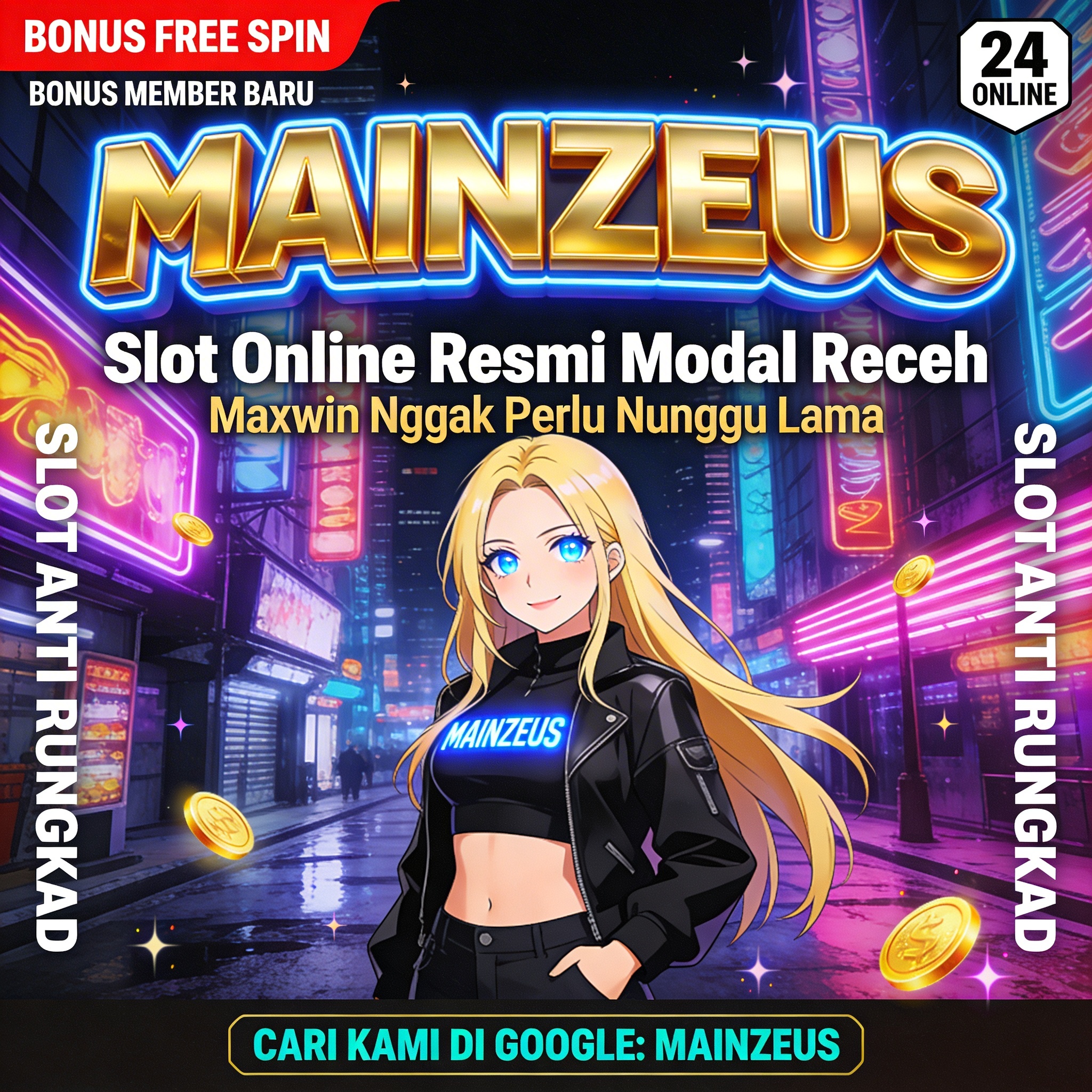  MAINZEUS: Slot Online Resmi Modal Receh, Maxwin Nggak Perlu Nunggu Lama