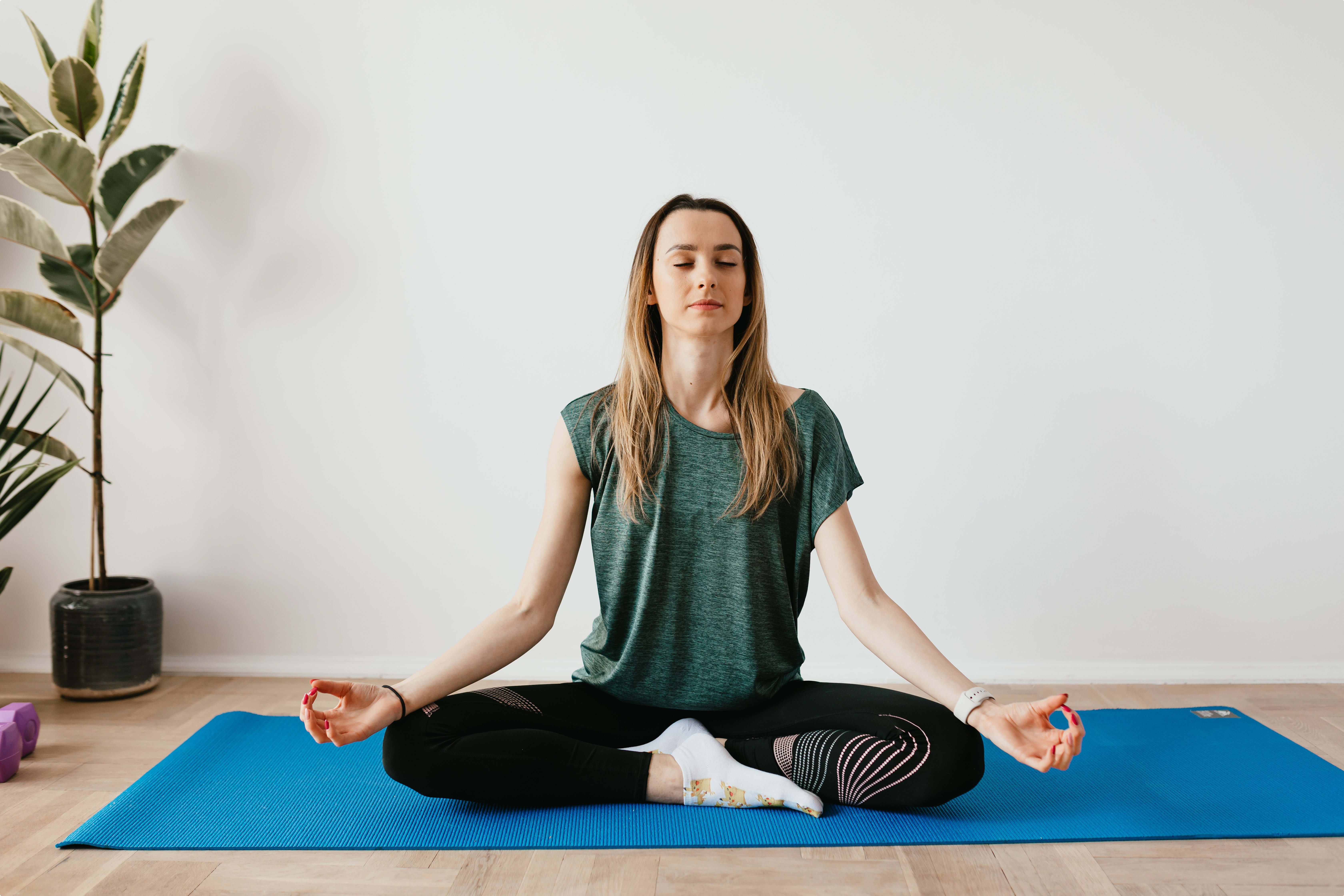 Meditation + Seated Yoga Poses to Relieve Anxiety