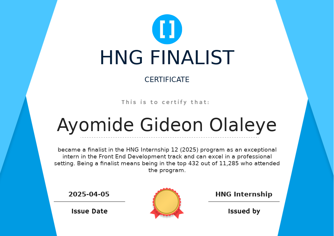 HNG Internship