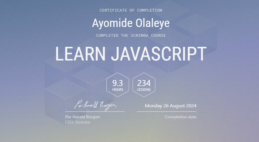 Learn JavaScript