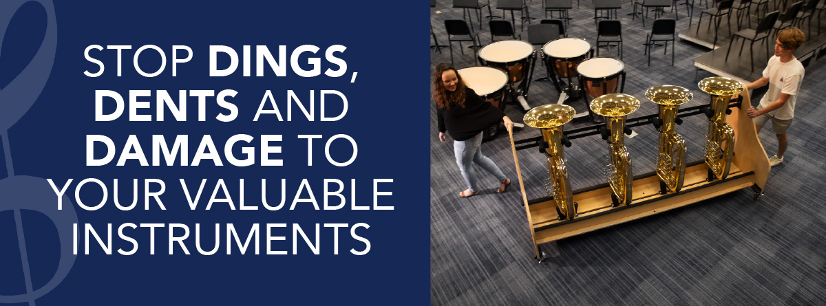 STOP DINGS, DENTS AND DAMAGE TO YOUR VALUABLE INSTRUMENTS