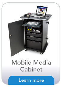 Mobile Media Cabinet