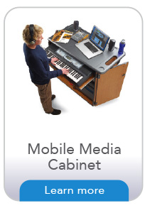 Mobile Media Cabinet