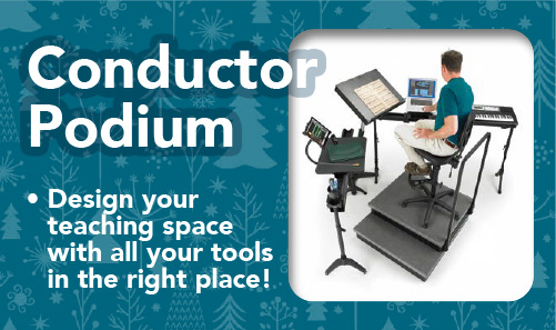 Conductor Podium: Design your teaching space with all your tools in the right place!