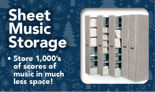 Sheet Music Storage: Store 1,000s of scores of music in much less space!