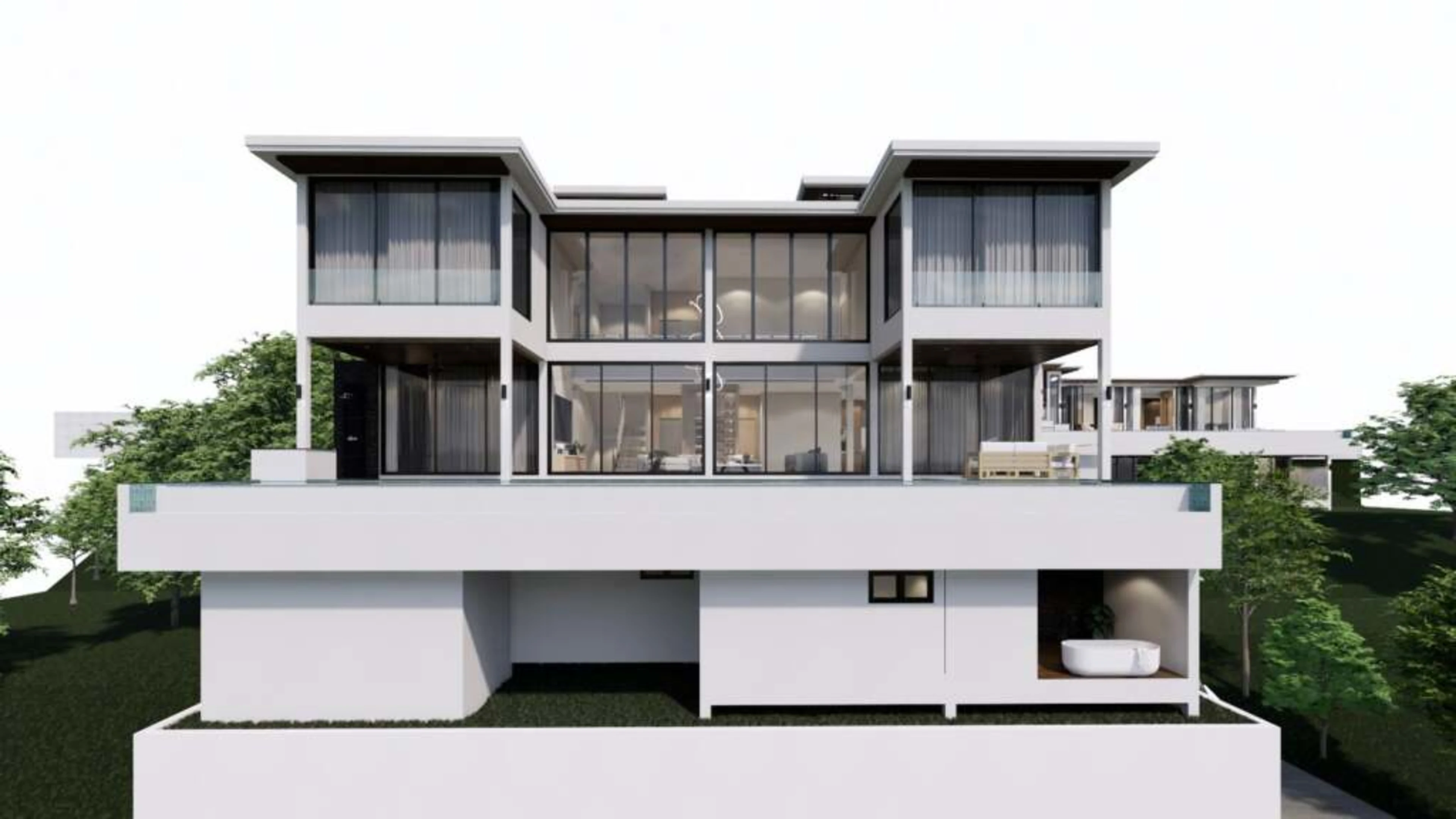 Ocean Hills: 6 Bedroom Modern Luxury Pool Villa in Layan — photo 2