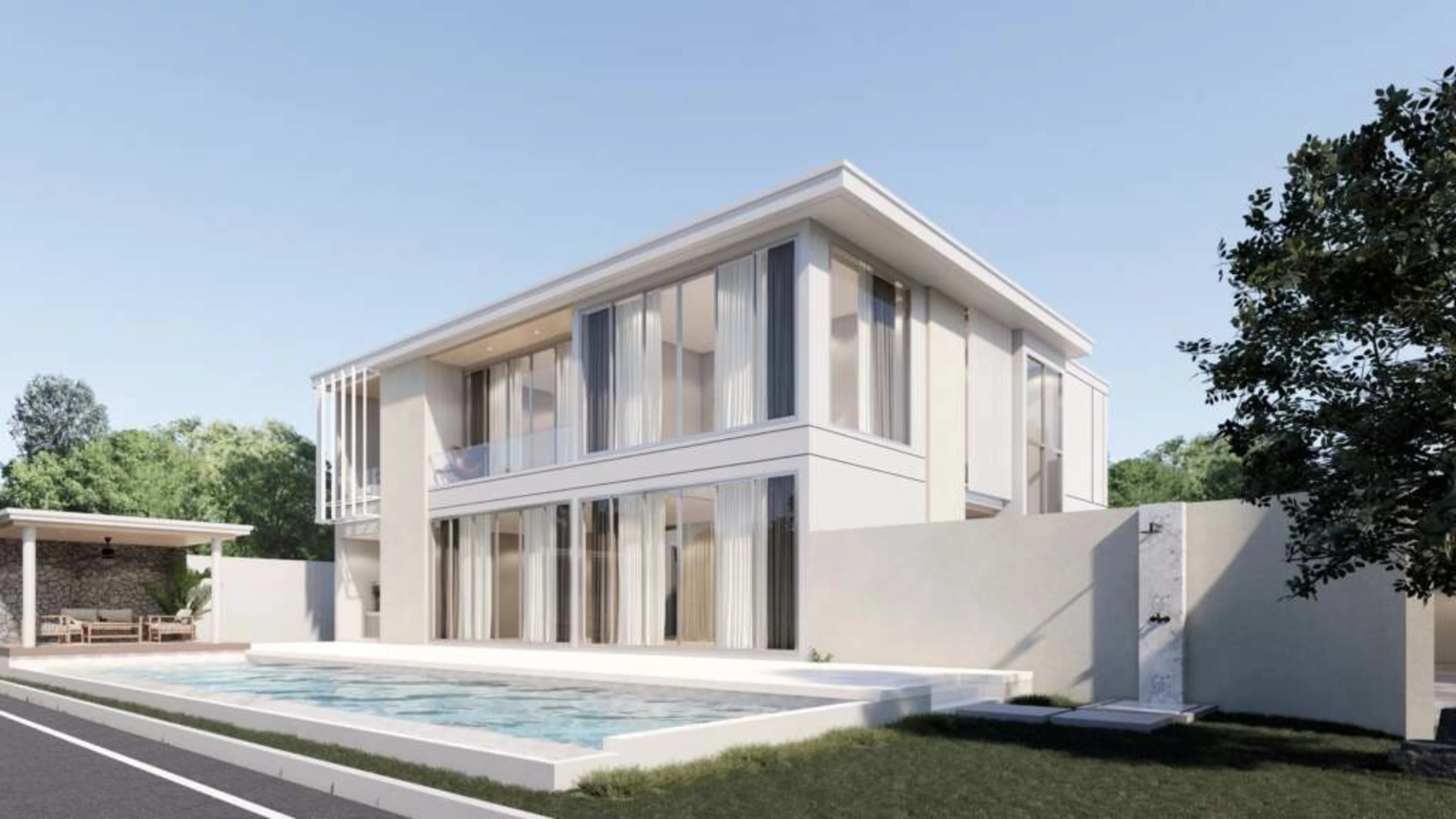 Ocean Hills: 5 Bedroom Modern Luxury Pool Villa in Thep Krasattri