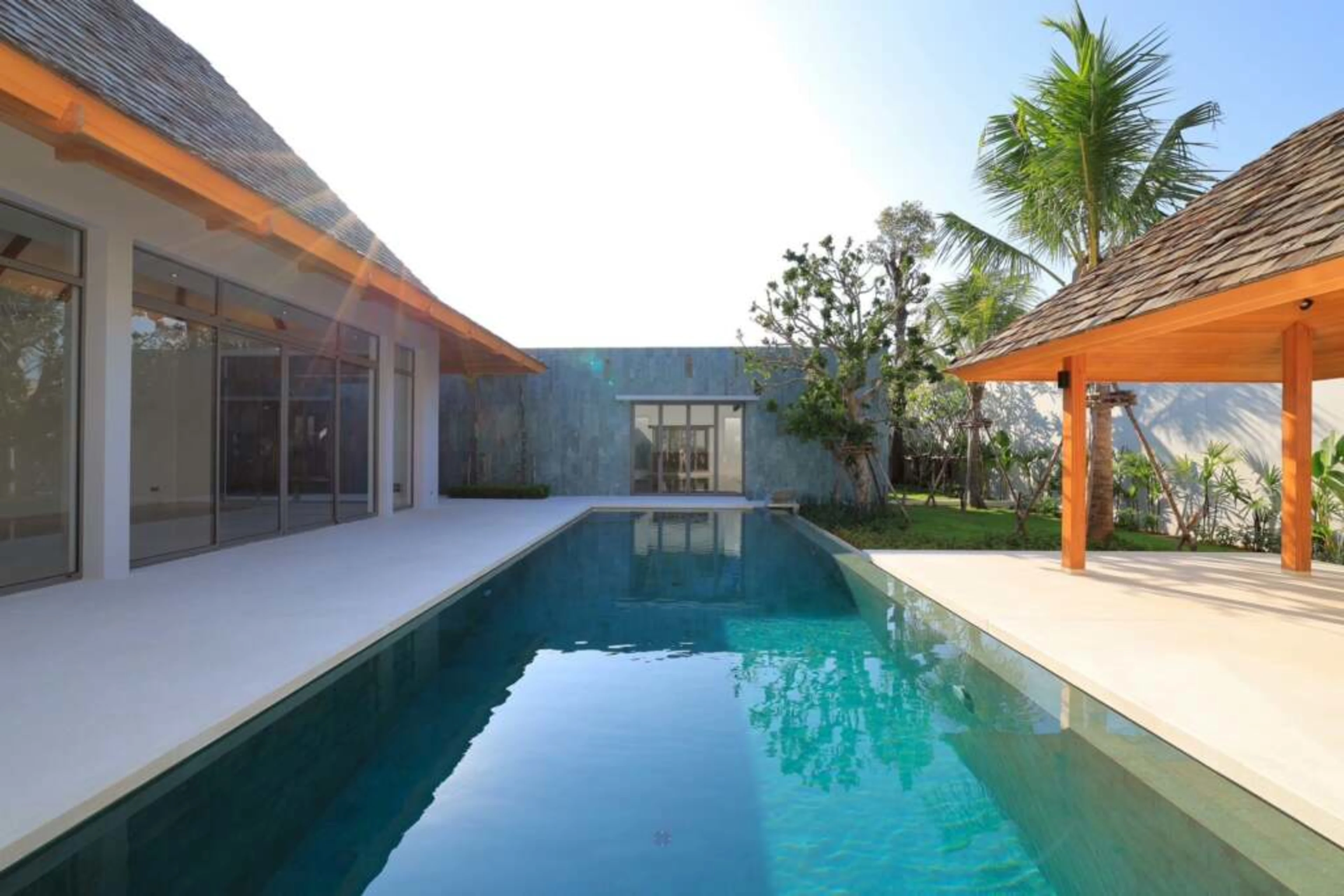 Anchan Indigo II – Move-In Ready Villa for Sale in Thep Krasattri ## Anchan Indigo II – Move-In Ready Luxury Villa **Price:** 42,000,000 THB **Overview**
Anchan Indigo II is a generously sized villa that is ready for immediate occupancy, showcasing a modern design and outstanding comfort in a desirable location in Phuket. With ample indoor and outdoor areas, this residence is perfect for families, long-term residents, or those in search of a luxurious vacation home. **Key Features** - **Bed