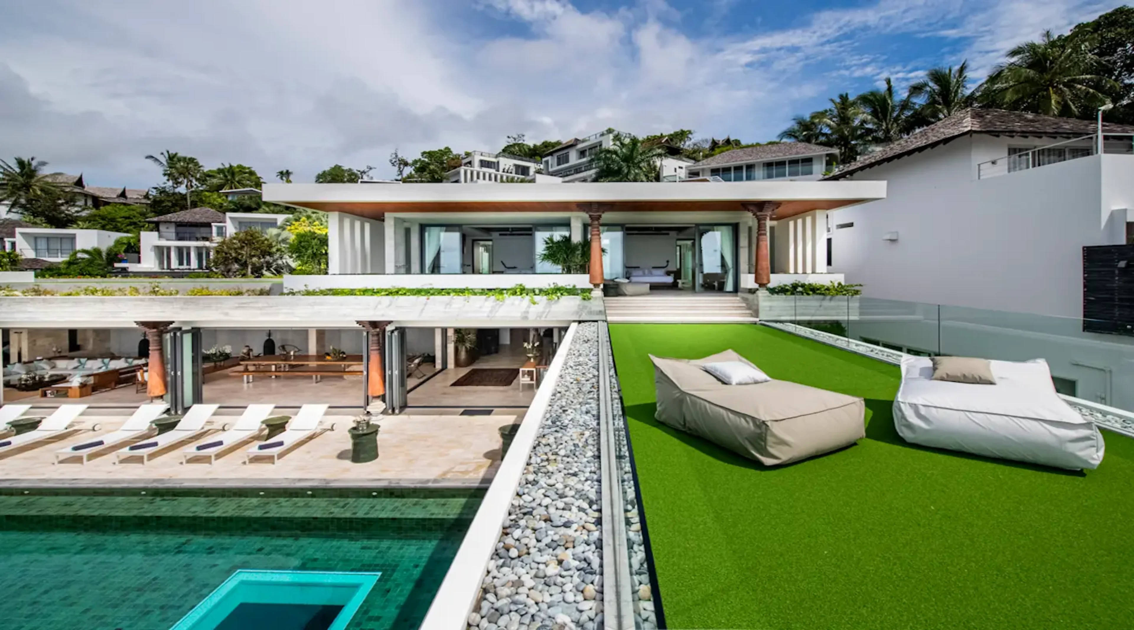 The panoramic sea view villa at Surin beach