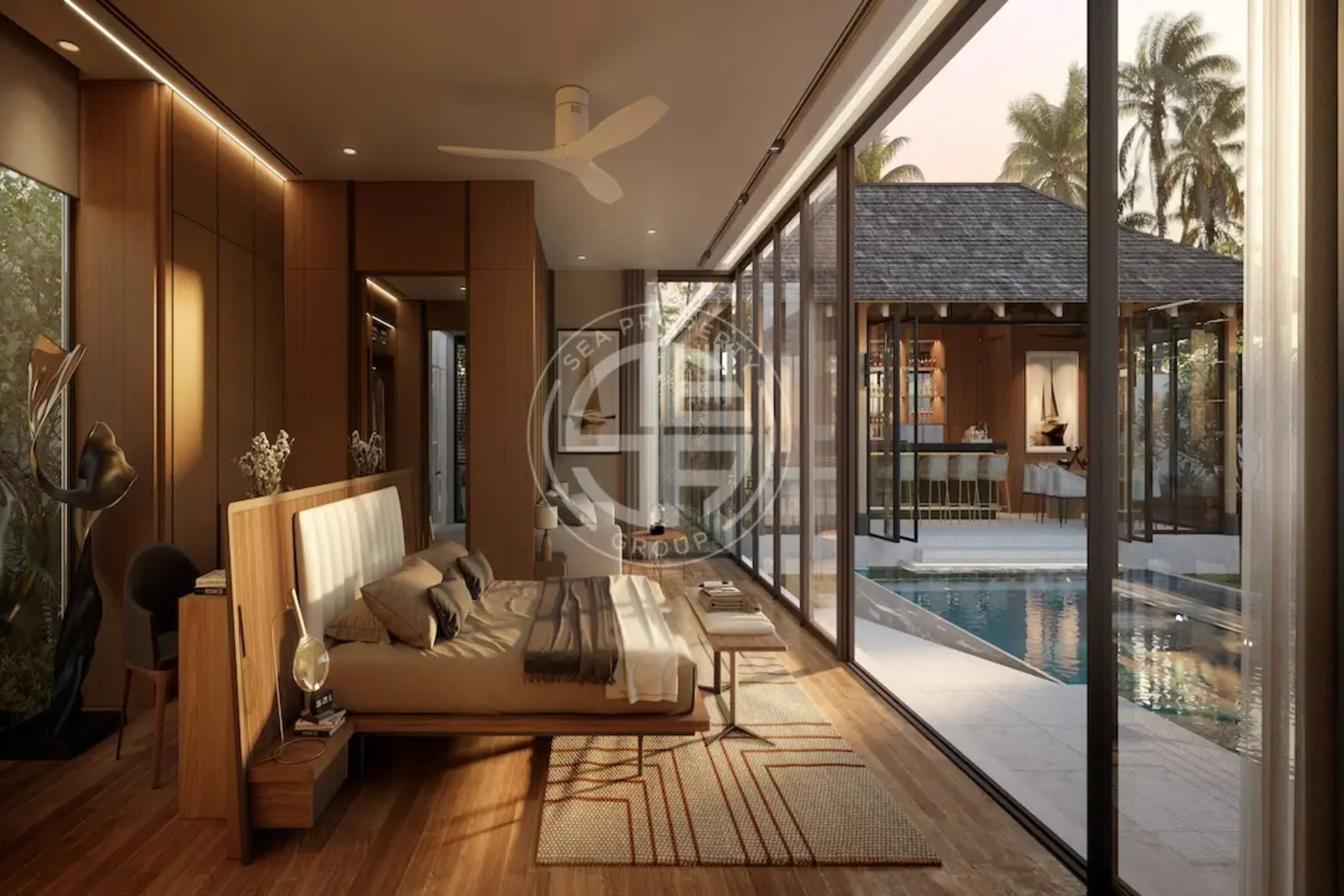 4 bedrooms Modern and Tropical Luxury Pool Villa in Bang tao Beach
