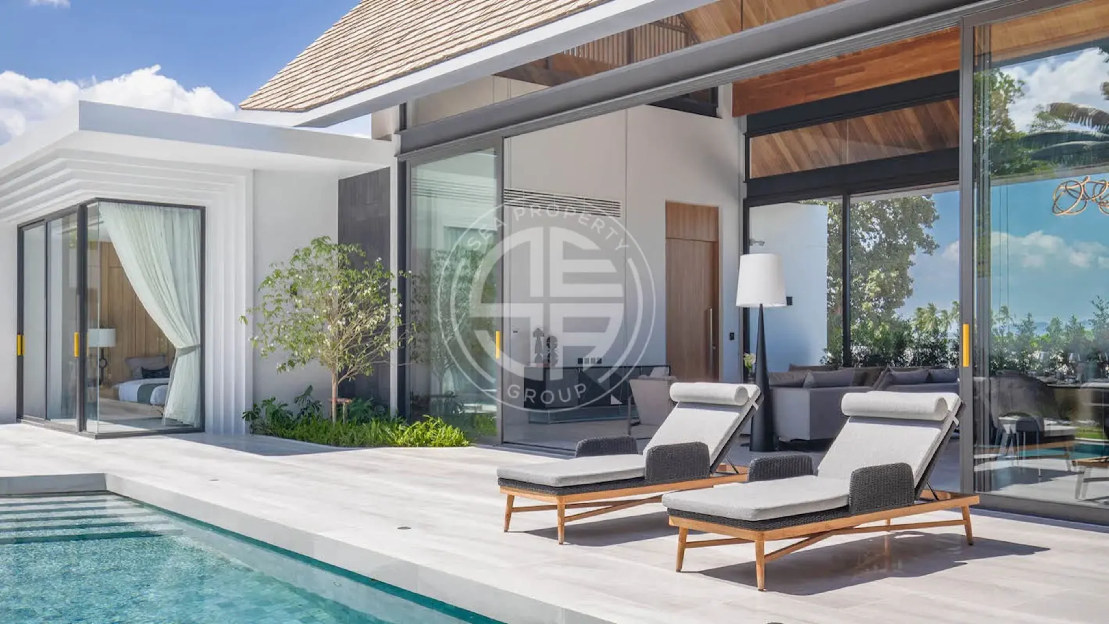 4 Bedrooms with Modern Traditional Thai design Villas in Bangtao area