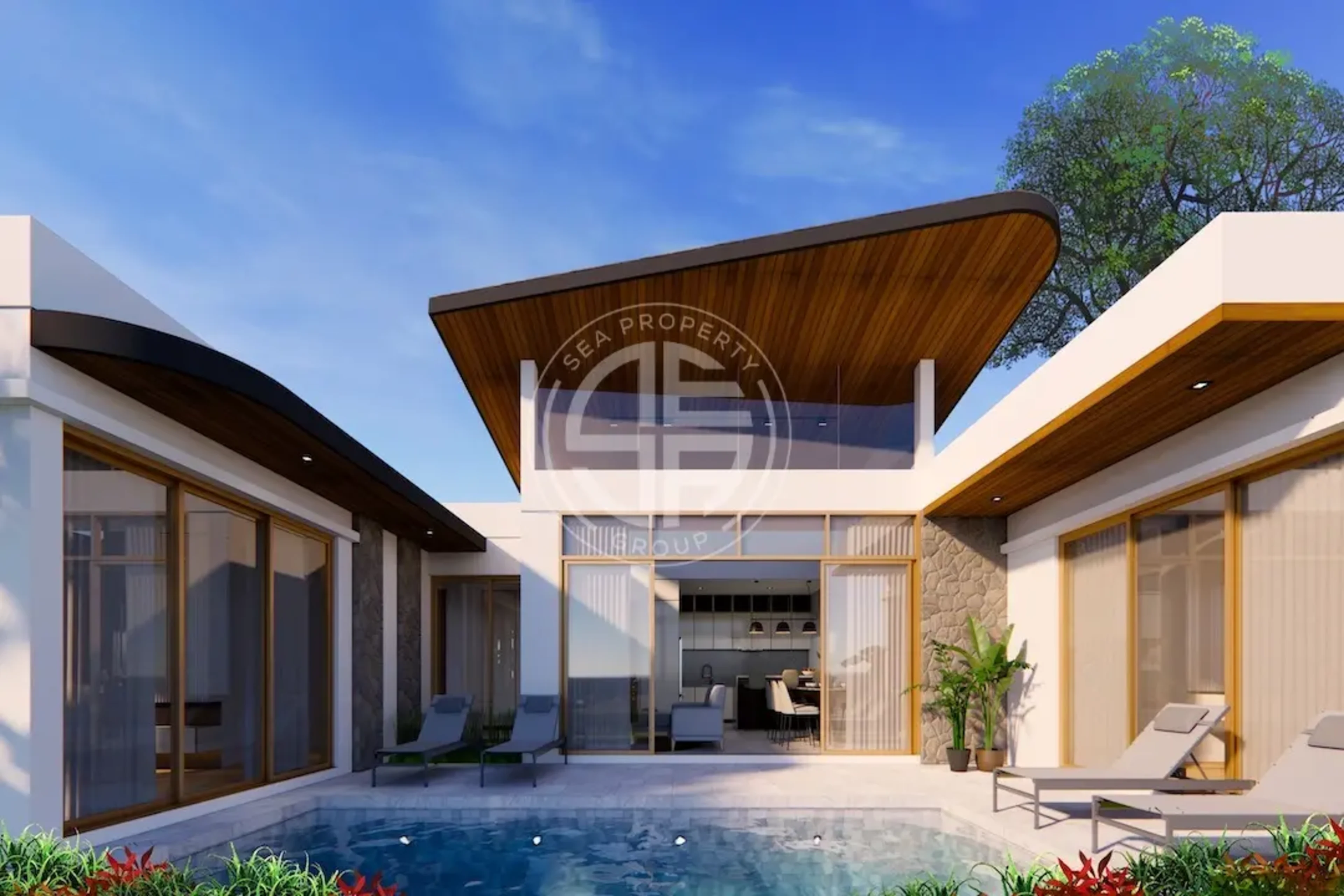 4 bedrooms Tropical modern pool villa in Thalang