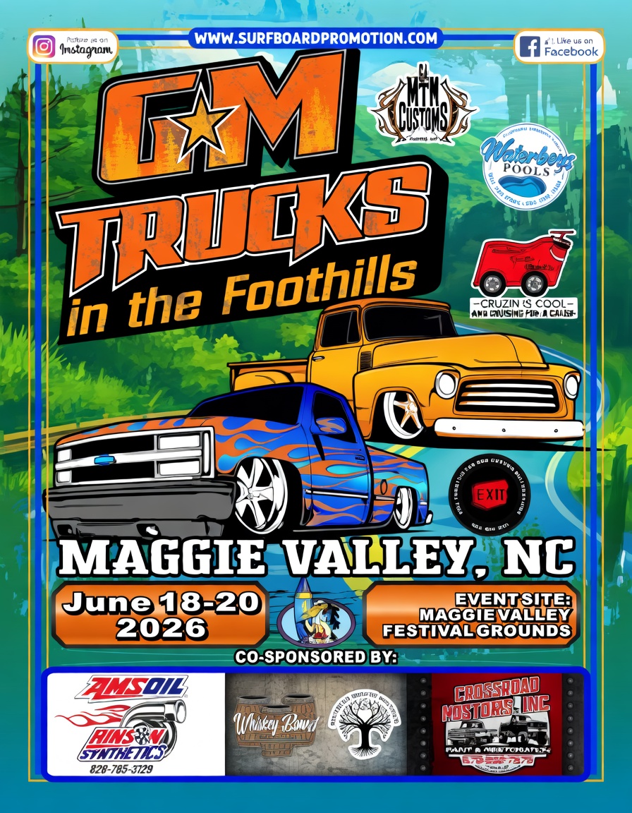 GM Trucks in the Foothills (Past Event) - Car Show Calendar | AutoShowList