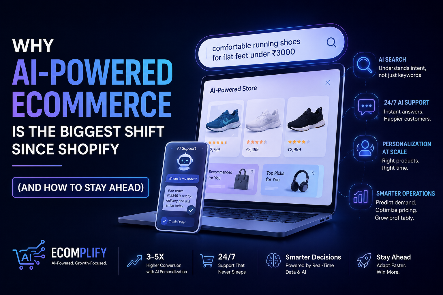 AI-Powered Ecommerce in 2026: Why Traditional Stores Are Falling Behind And What to Do About It ?