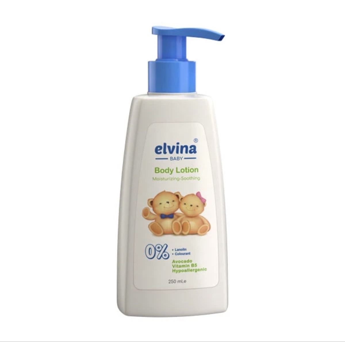 Elvina body lotion, pump model, 250 ml