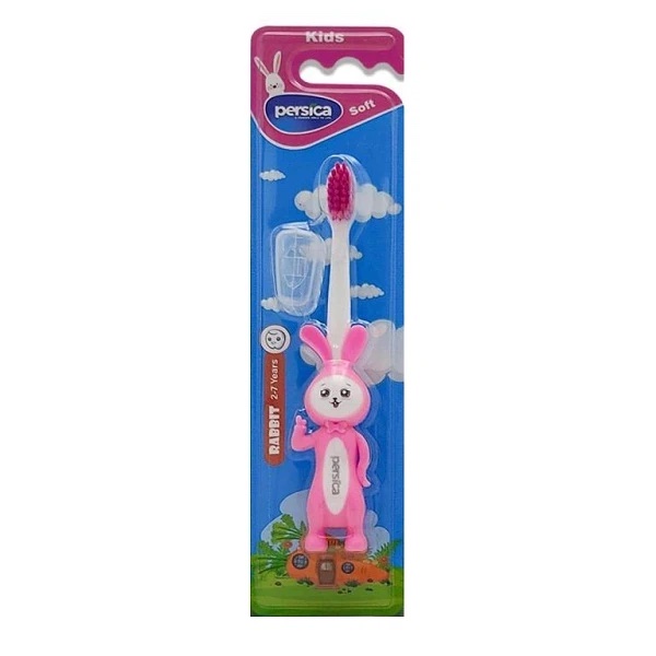 Persica children's toothbrush, rabbit model, code DT-313, with soft bristles