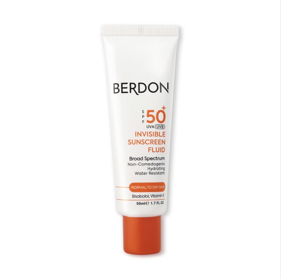 Berdon Colorless SPF50 Sunscreen Fluid, Normal To Dry 50ml