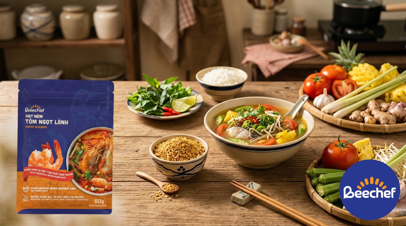 Lợi ích sức khỏe của hạt nêm tự nhiên và xu hướng ẩm thực healthy