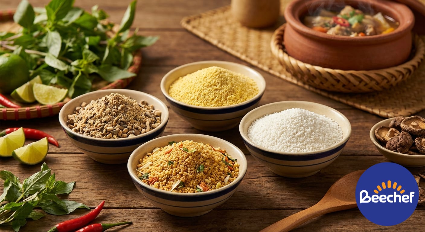 So sánh các loại hạt nêm