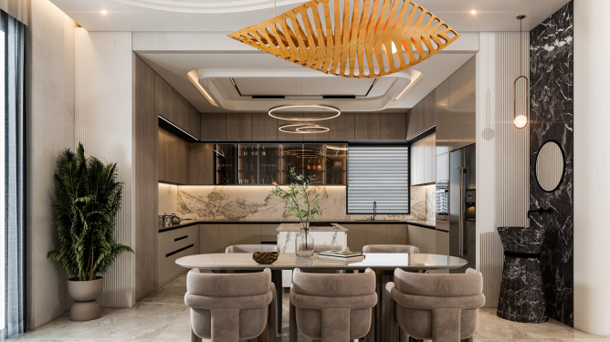 Kitchen with Dining Table