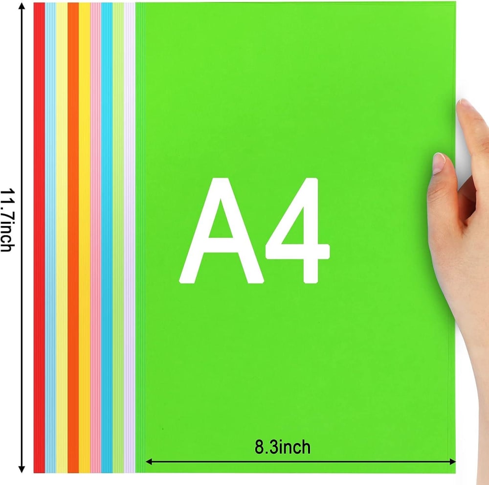 Premium A4 Origami Paper Sheets - 100 Sheets for Paper Crafts, DIY Projects & School Art | Vibrant Colors - Image 2