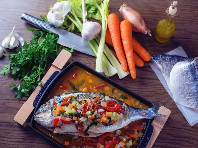 fish-vegetables