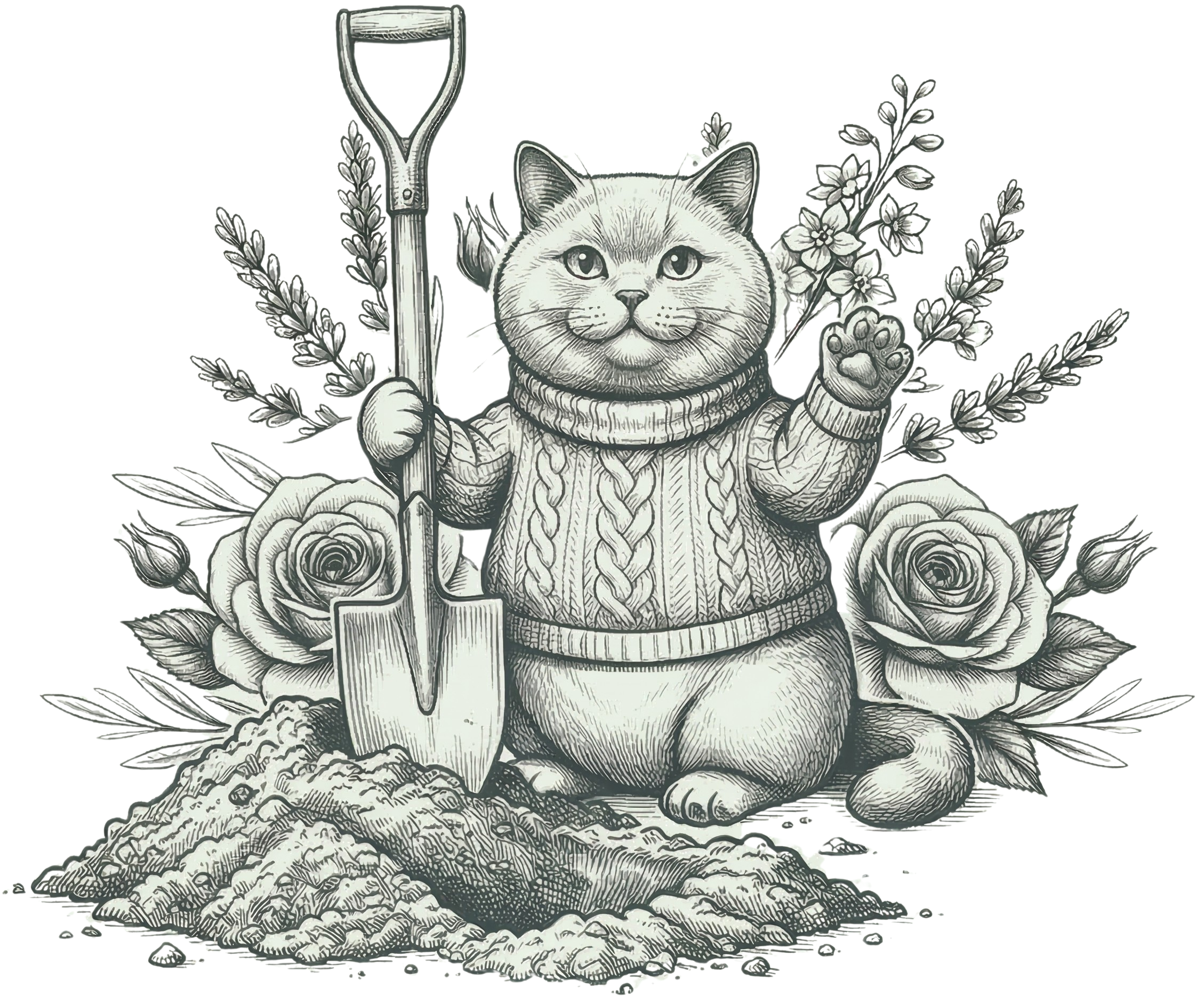 Moriarty, The Garden Digest mascot