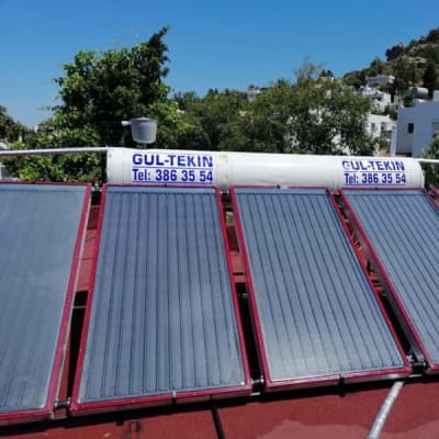 Burak 400 Lt Galvaniz Boyler Alüminyum Kollektör Sehpa Paket Sistem