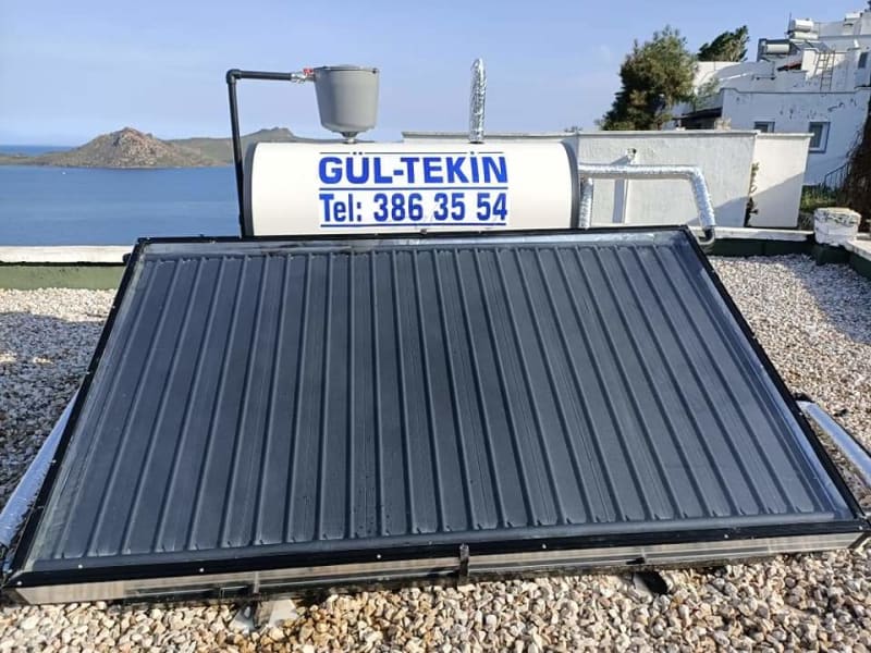 BURAK - Burak 135 Lt Emaye Boyler Alüminyum Kollektörlü Sehpa Paket Sistem - Güneş Enerjisi