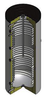 BAYMAK - Baymak Aqua 200 LT Çift Serpantinli Boyler - Termosifonik Sistemler