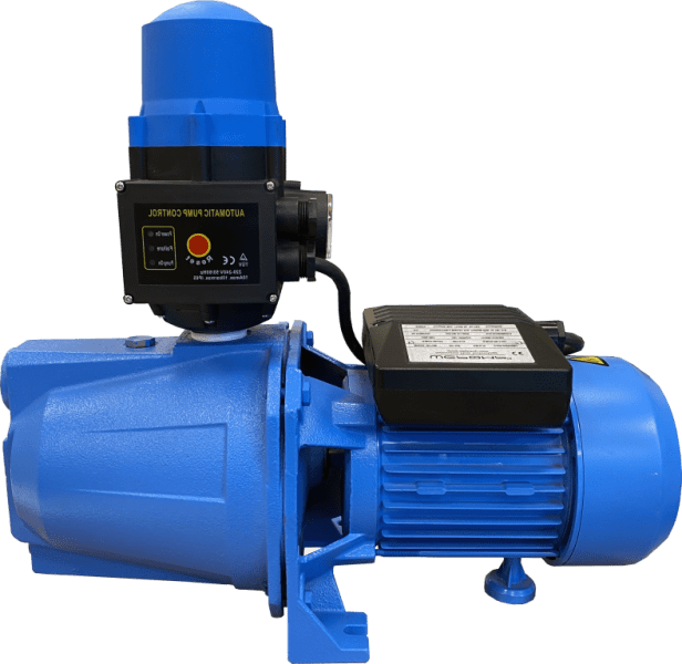 WEPOMP - Wepomp 1 HP Jet Hidromatli Döküm Fan Krom Milli Hidrofor - Hidrofor Sistemleri
