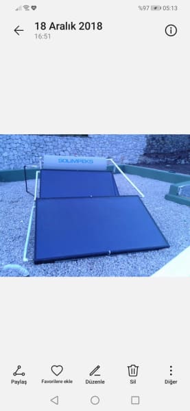 SOLİMPEKS - Solimpeks 300 LT Elit Paket Sistem Krom Hijyenik Boyler - Güneş Enerjisi